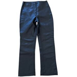 Black Leather Pants Originaux Pablo Size 6
